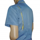 保安分体服侧面